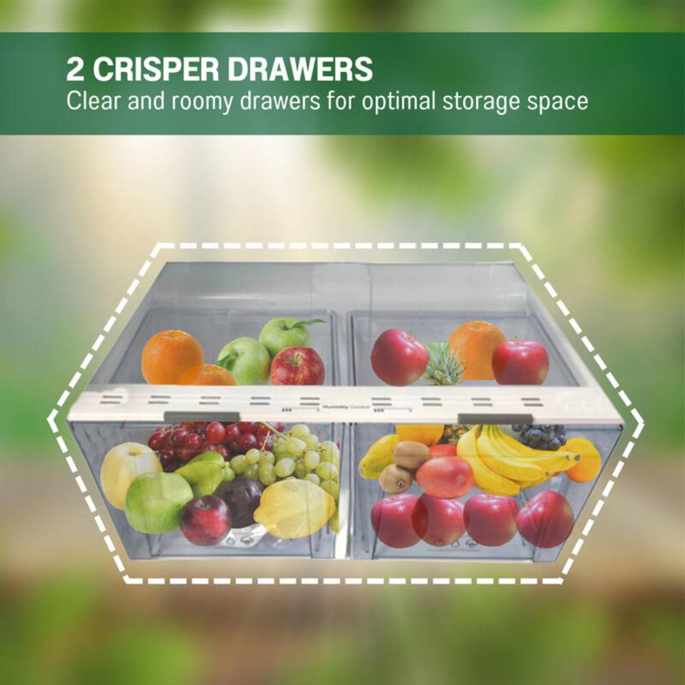 2 CRISPER DRAWERS