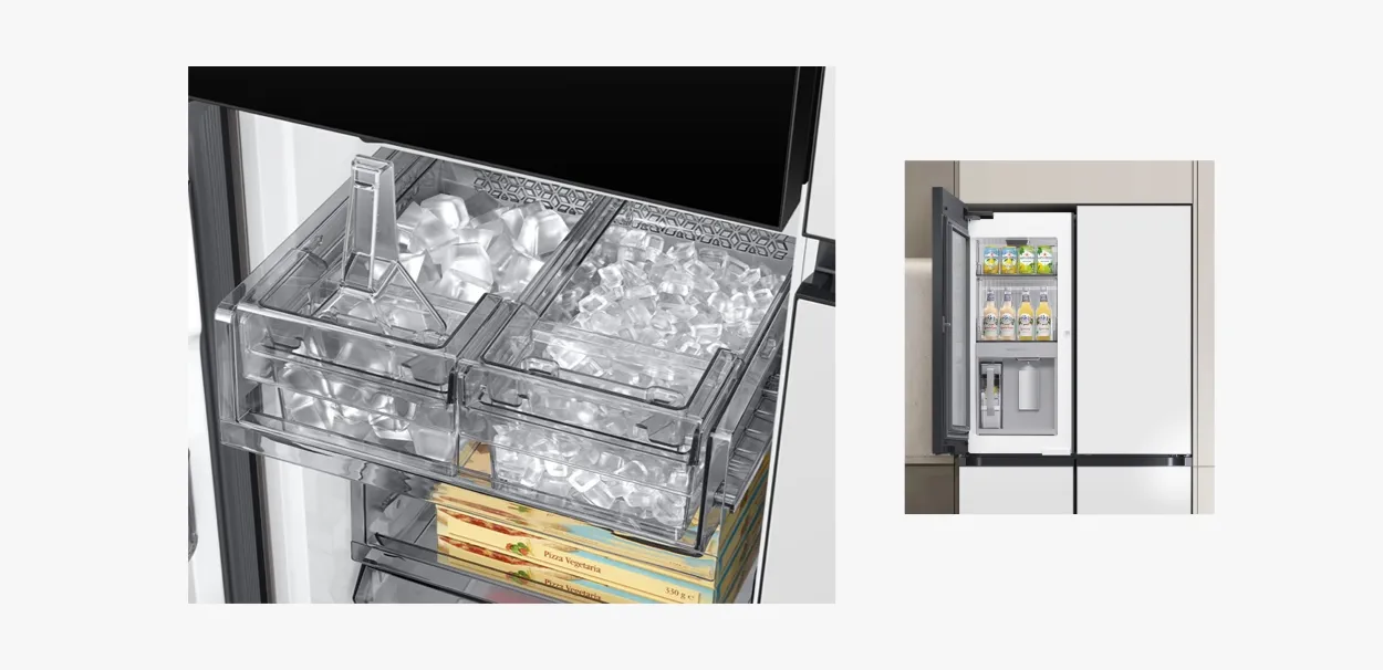 Dual Ice Maker With Ice Bites