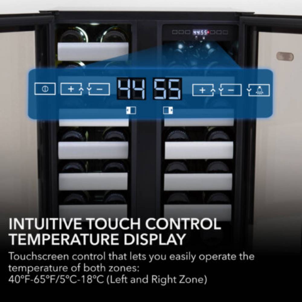 INTUITIVE TOUCH CONTROL TEMPERATURE DISPLAY