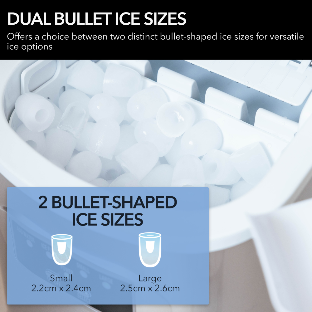 DUAL BULLET ICE SIZES
