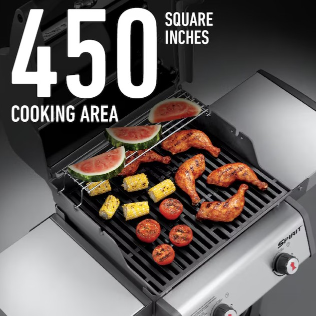 450 sq. in. Cooking Area