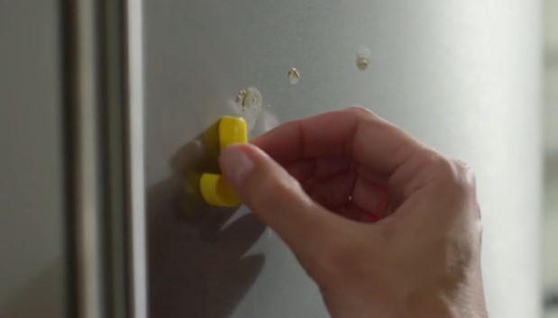 Fingerprint resistant stainless steel