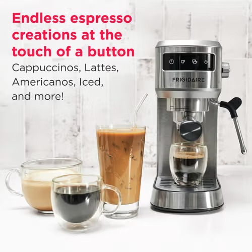Endless espresso creations at the touch of a button
