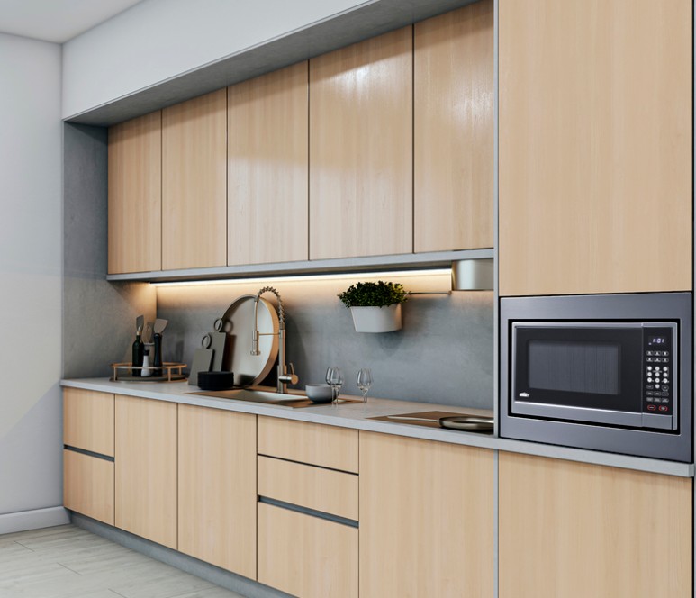 Built-In Microwave Installation