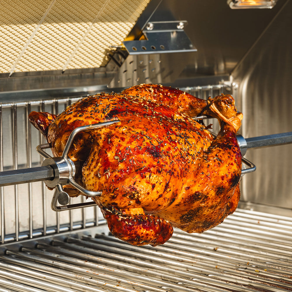 Rotisserie Kit with Rear Storage Hook