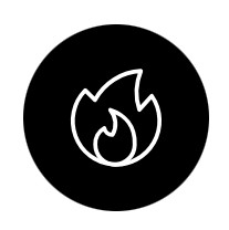 Real Wood Fire & Direct Flame Cooking