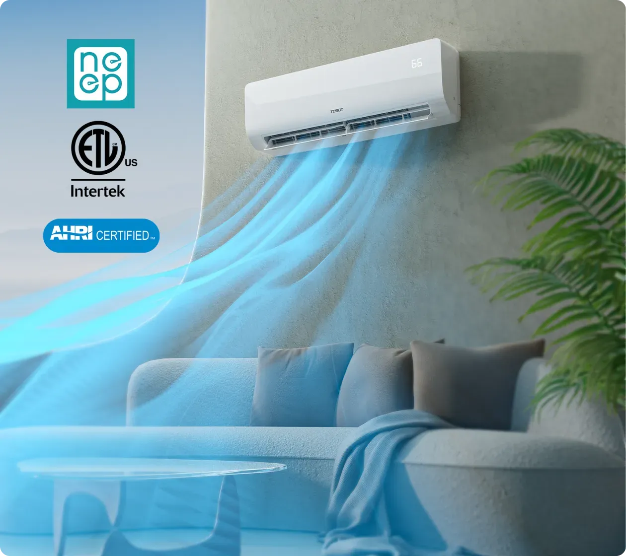 Energy Cut by 32-38% to Save Money - AHRI Certified