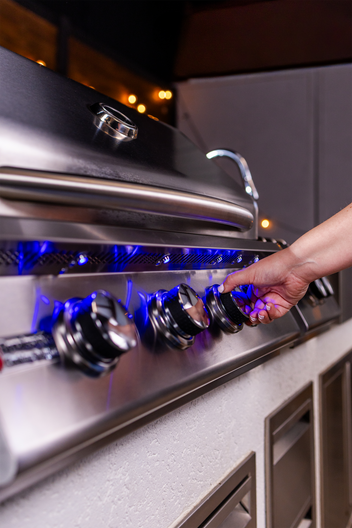 Blue LED Control Knobs