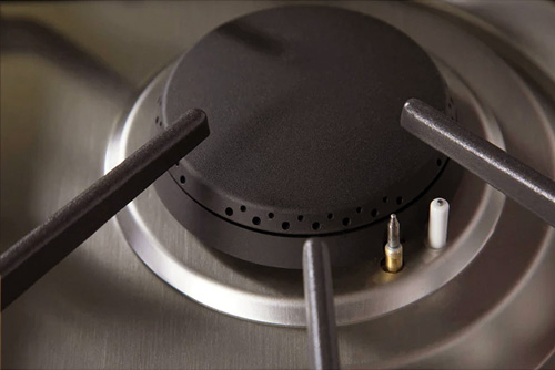 Total Black Brass Burner With Non-Stick Nanotechnological Coating