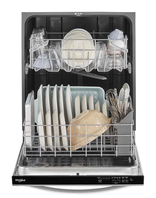 Quiet-Dishwasher-with-Adjustable-Upper-Rack