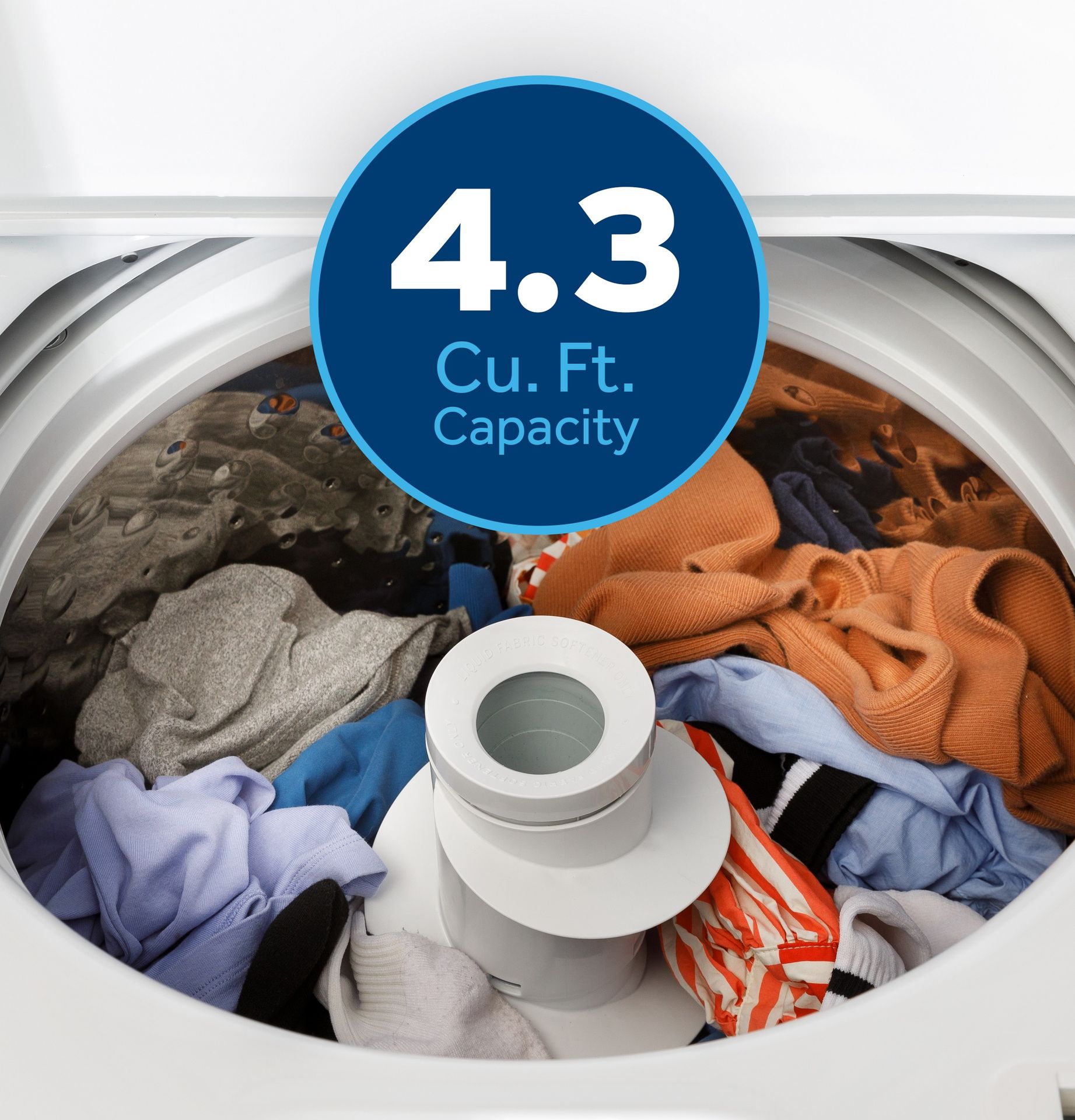 4.3 Cu.Ft. Capacity