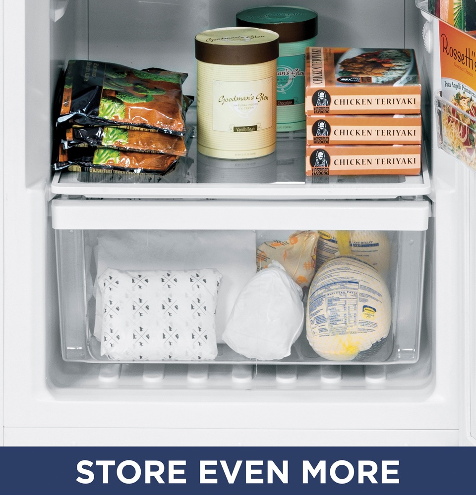 GE FUF21DLRWW 33 inch Garage Ready Upright Freezer with 21.3 cu
