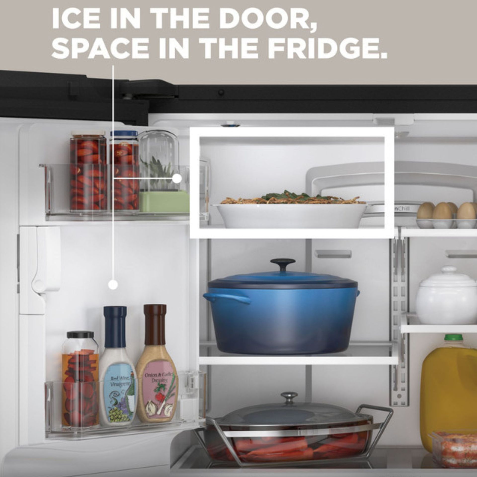 Space-Saving Icemaker!