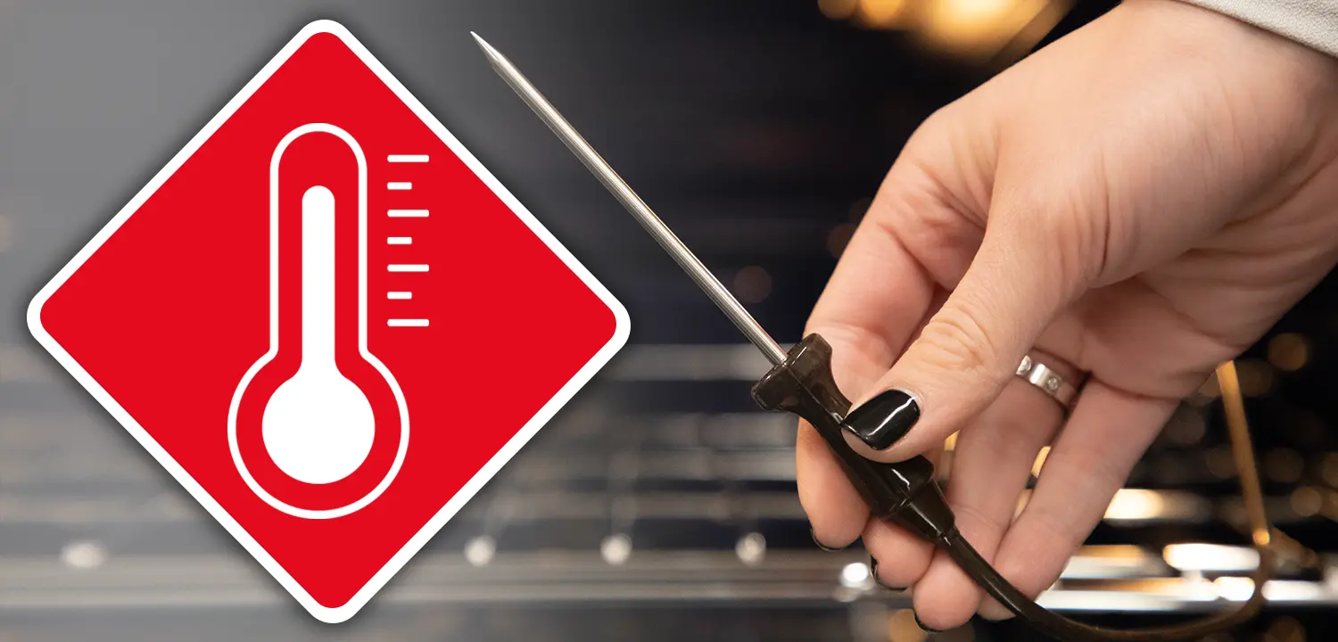 Built-In Temperature Probe
