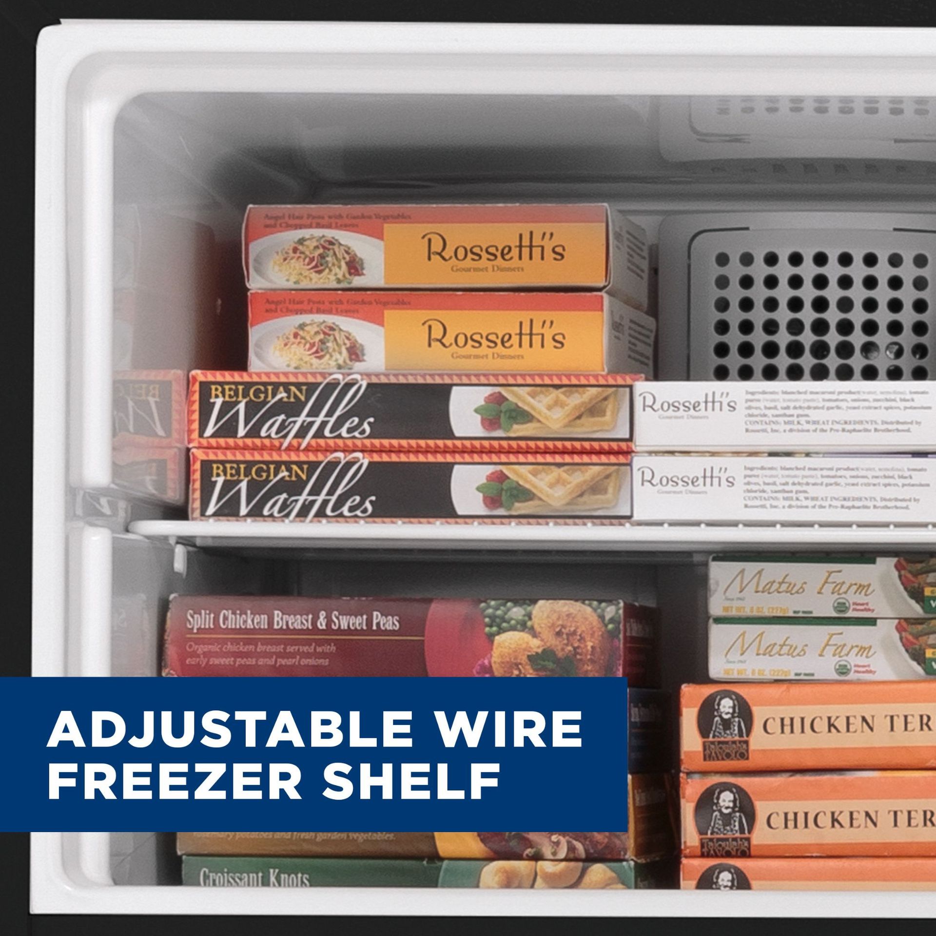 Adjustable Wire Freezer Shelf