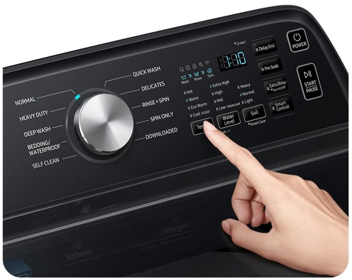 10 Preset Washing Cycles