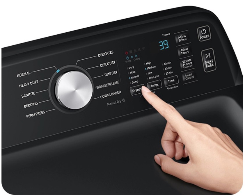 10 Preset Drying Cycles