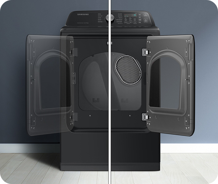Reversible Dryer Door