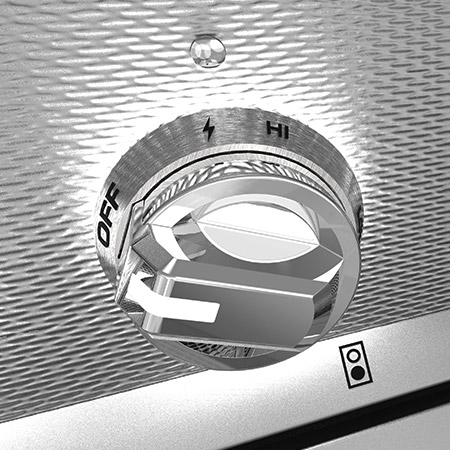 Back-Lit Control Knobs