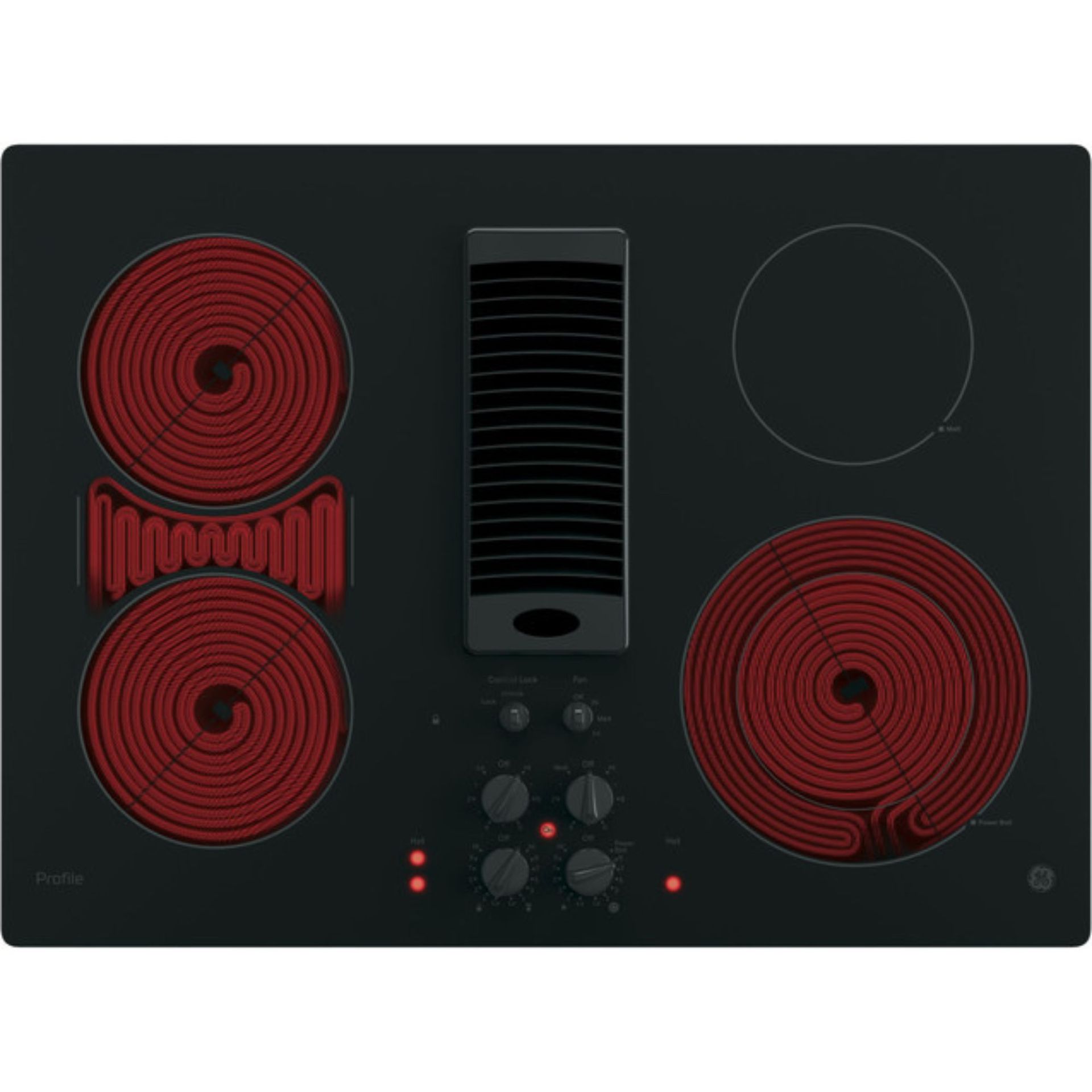 Four Radiant Cooking Elements