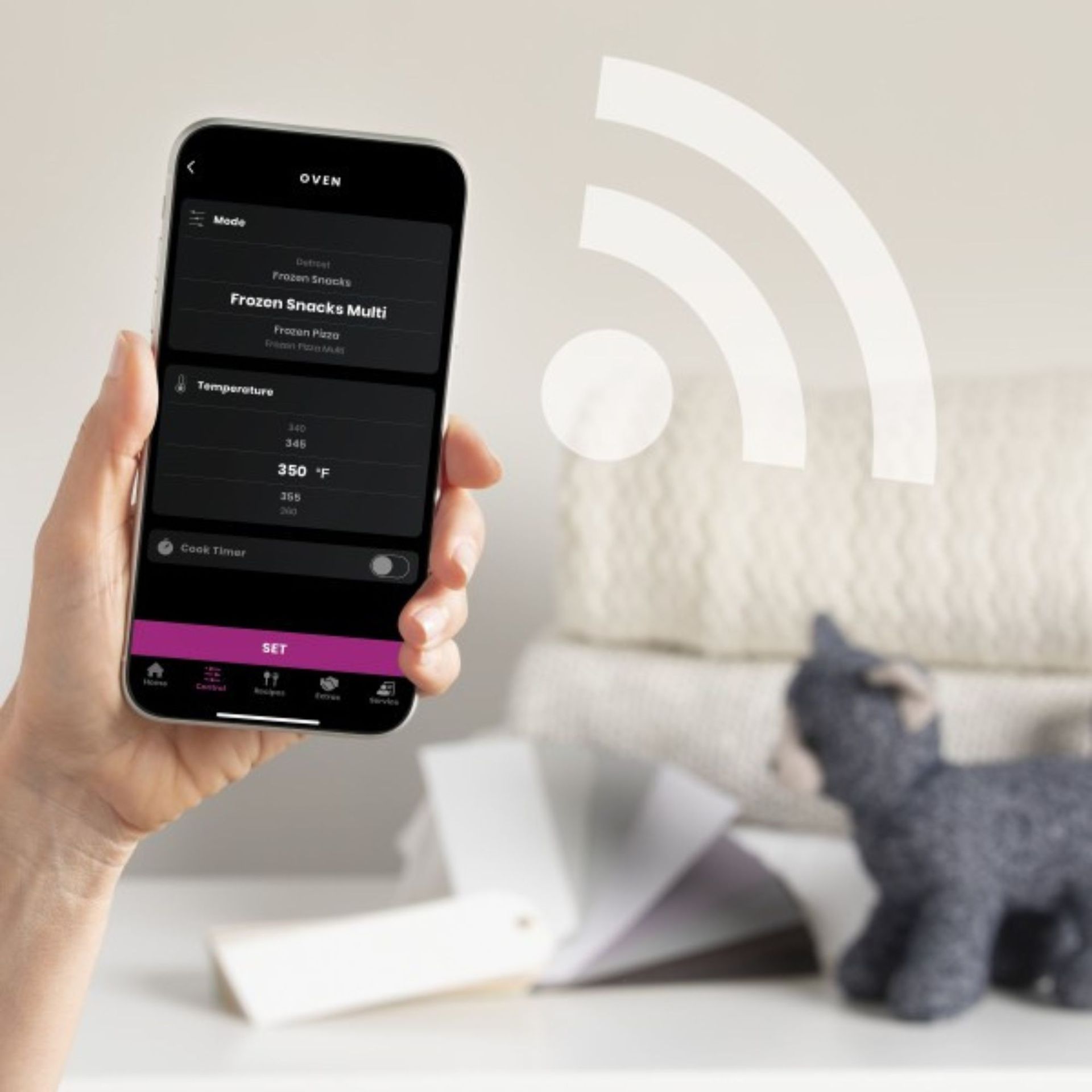 Built-In Wifi, Powered By Smarthq App