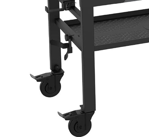 Four Caster Wheels, Two Locking Swivel