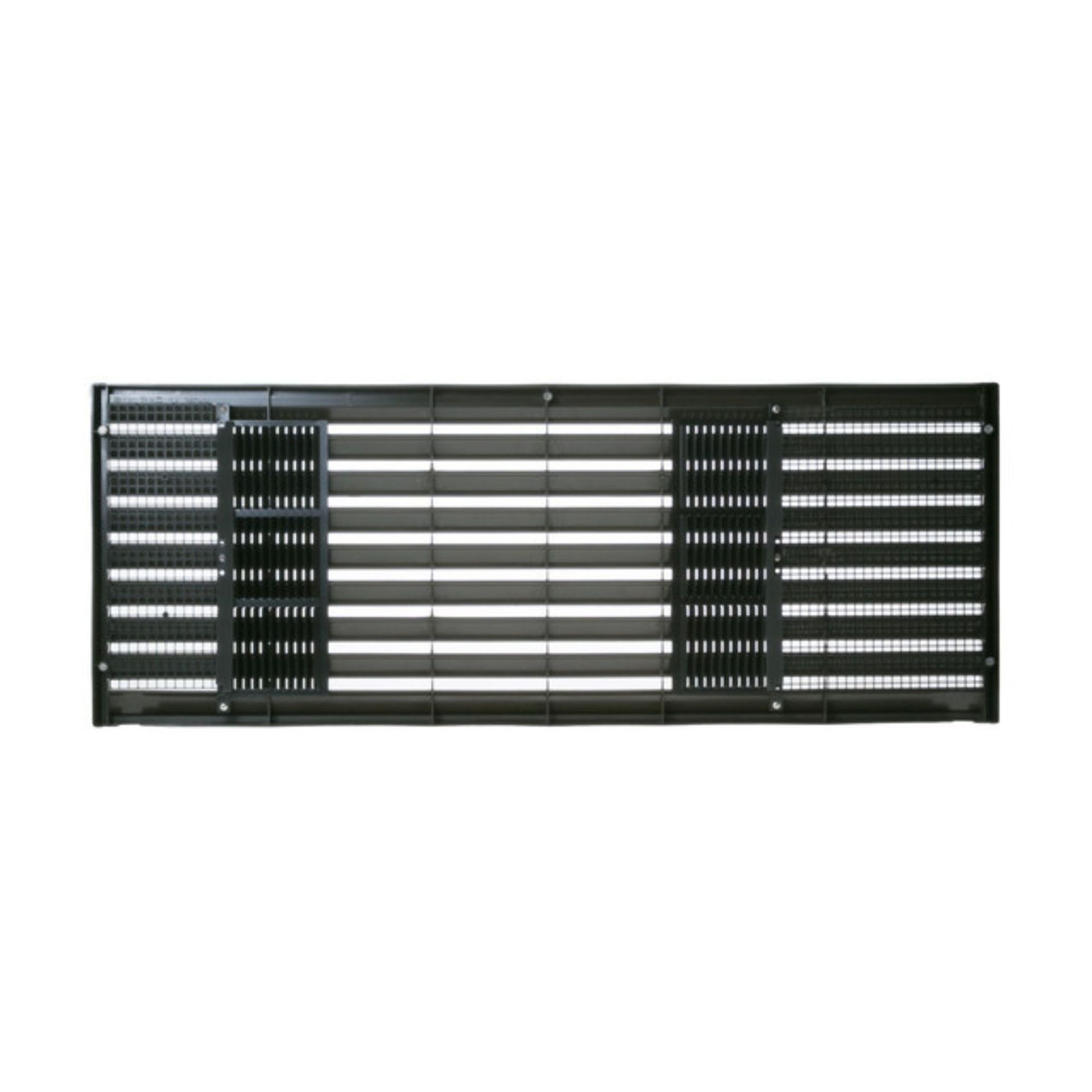 Optional, One-Piece Molded Grille And Frame Assembly For Improved Appearance And Protection