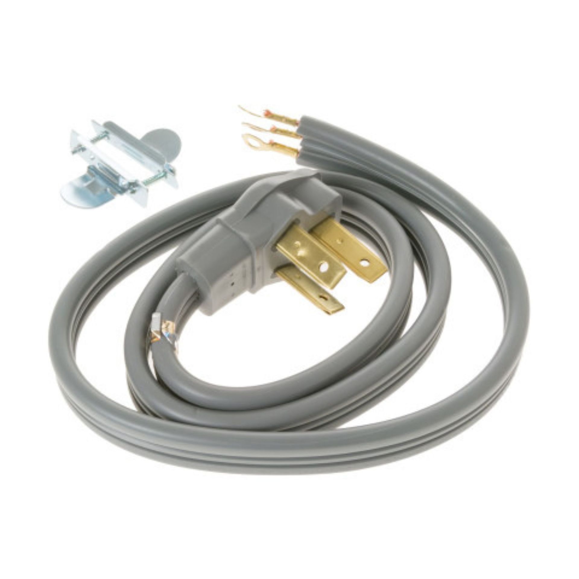 Ring Terminals For Easy Hookup And Cord Clamp To Relieve Strain.