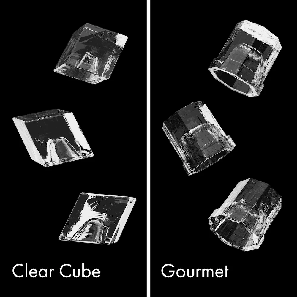 Crystal Clear Ice Cubes