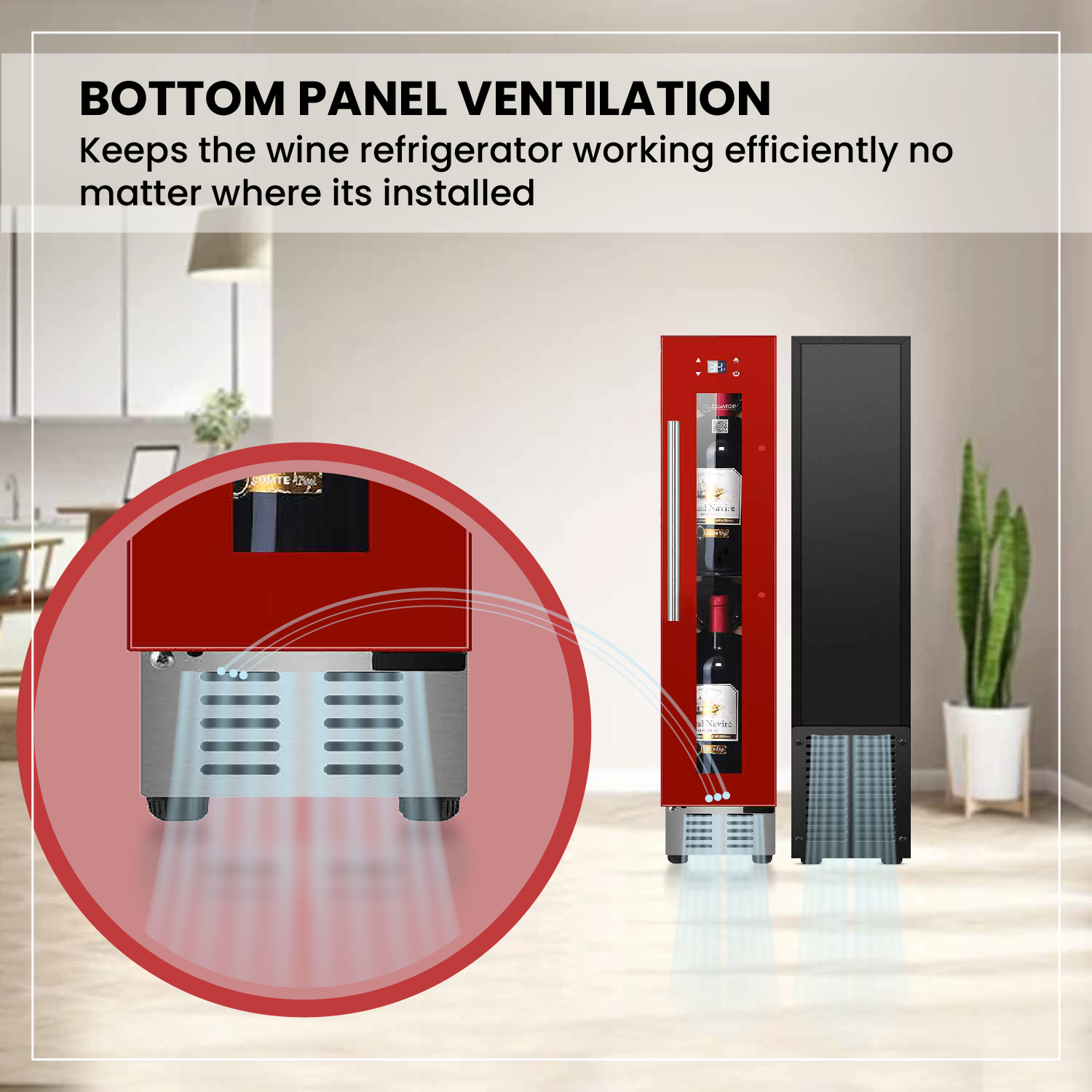 Bottom Panel Ventilation