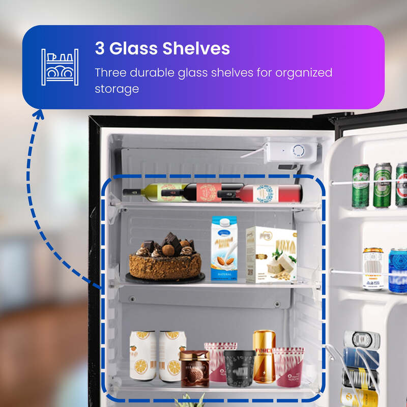 3 Glass Shelves