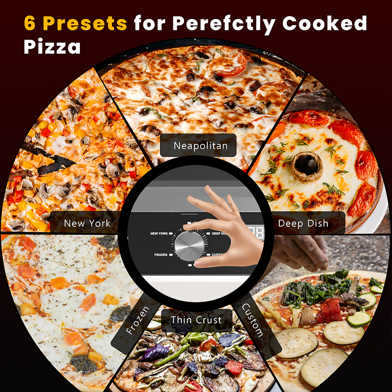 Six Preset Pizza Styles