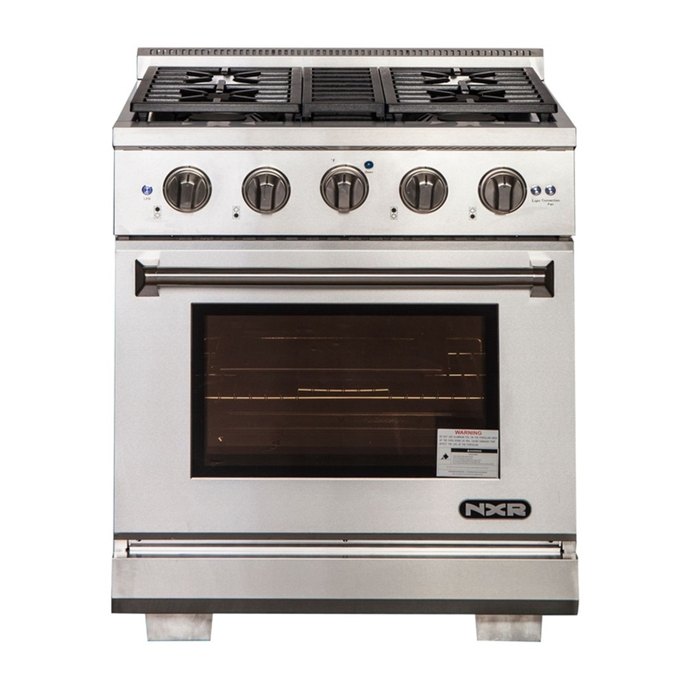 NXR AK3001 30 inch Culinary Series Professional Style Gas Range