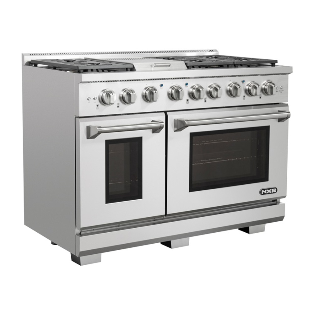 NXR AKD4807 48 inch Culinary Series Professional Style Dual Fuel