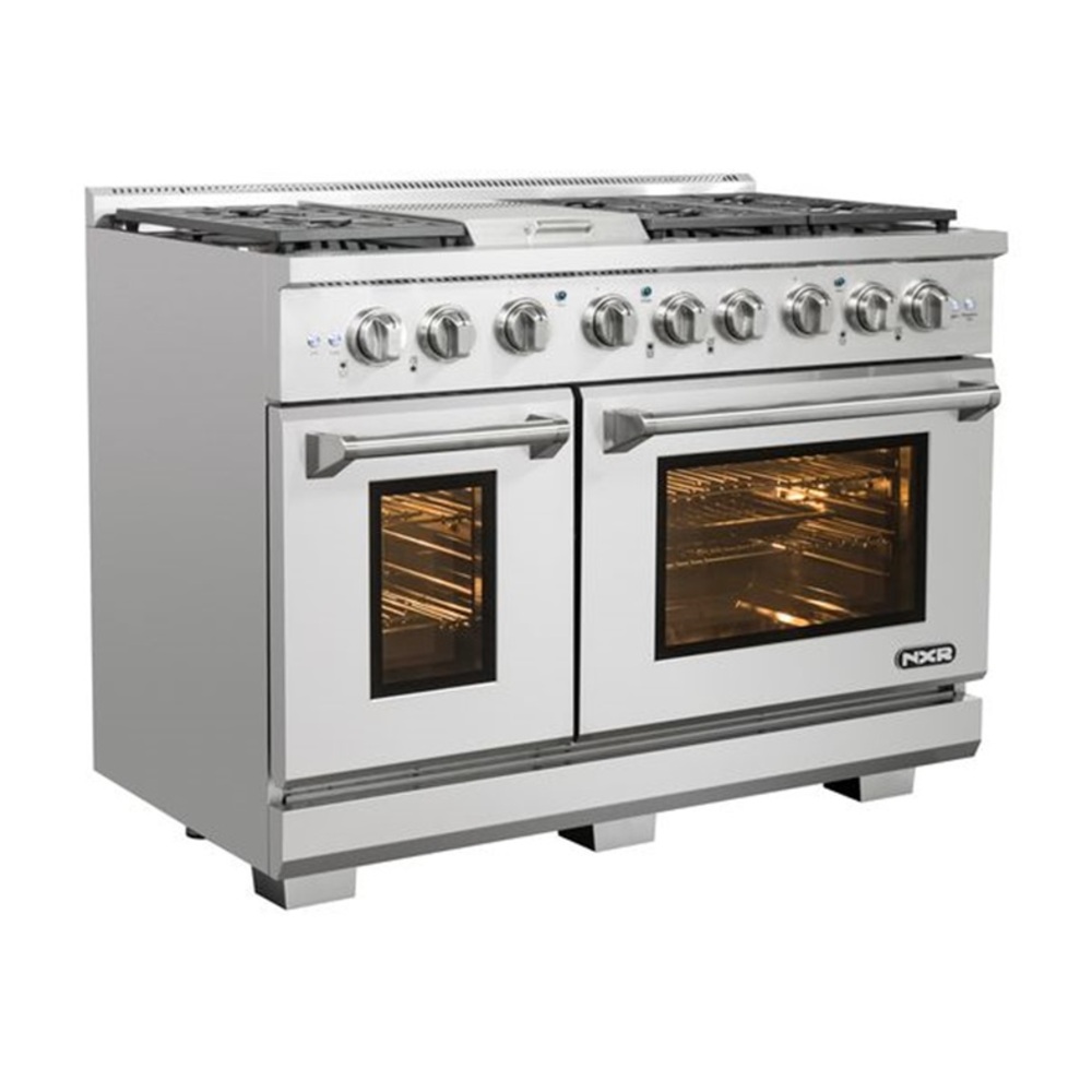 NXR AKD4807 48 inch Culinary Series Professional Style Dual Fuel