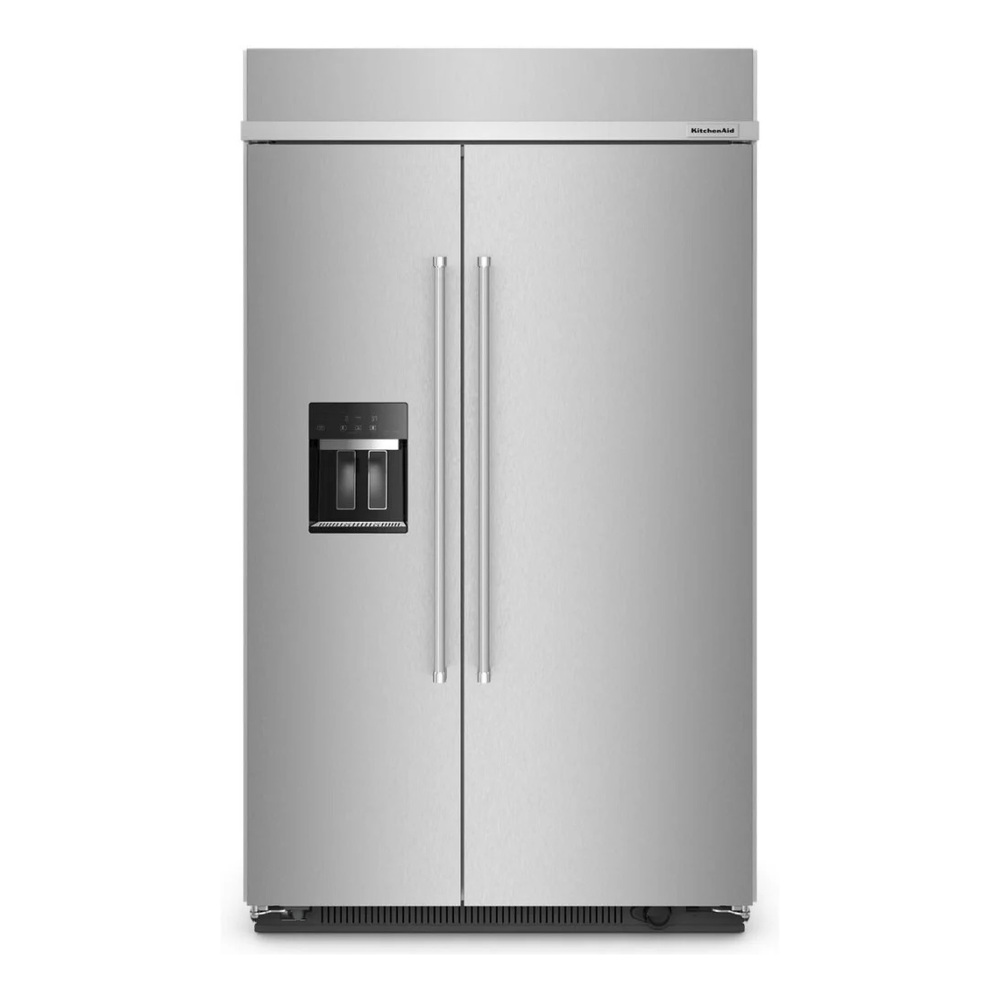 KitchenAid KBSD708MPS 48 inch Built-in Side-By-Side Refrigerator