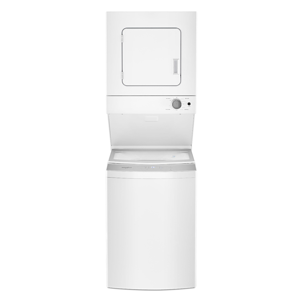 Whirlpool WET4024HW Electric Stacked Laundry Center with 1.6 cu