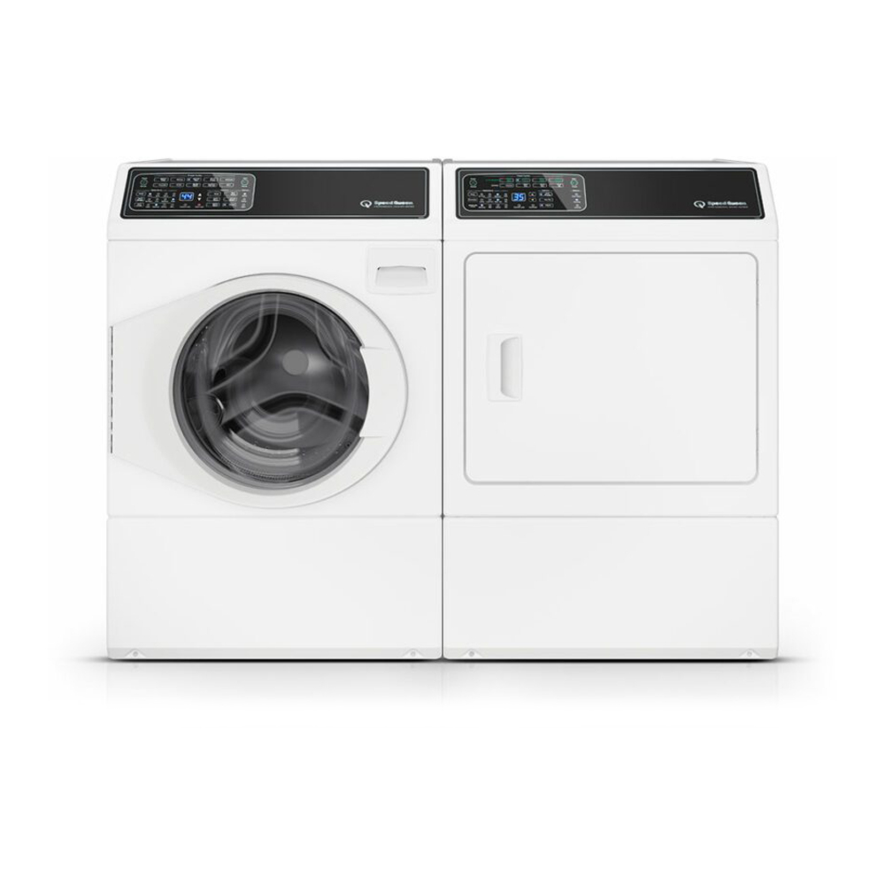 Speed Queen Front Load Laundry Pair with FF7009WN 27-inch Washer