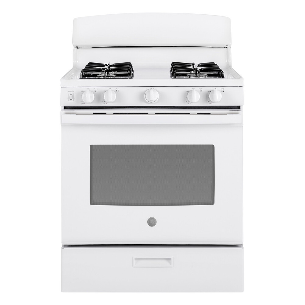 Gou-Ja4253ページ GE JGBS30DEKWW 30 inch Freestanding Gas Range with 4 Burners, 4.8