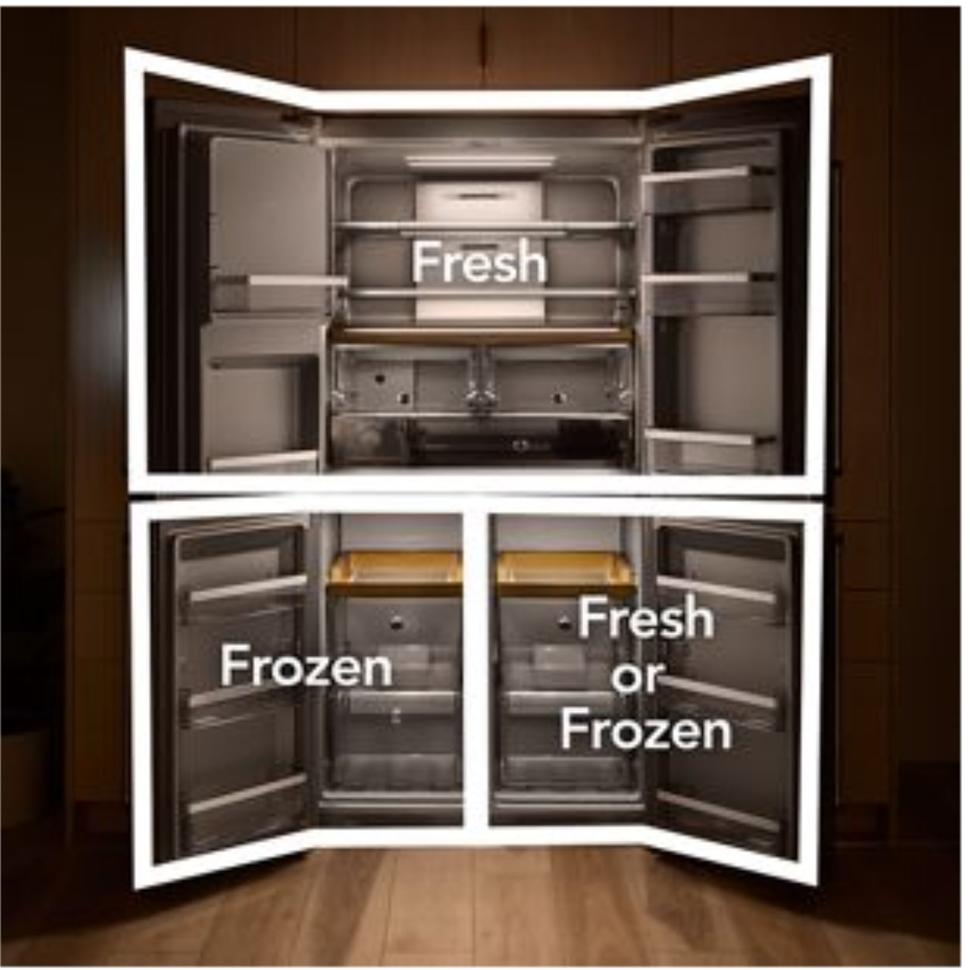 KitchenAid KRQC736RPS 36 inch Counter-Depth 4-Door French Door