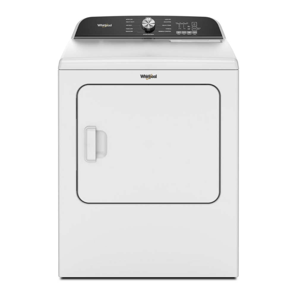 Whirlpool Top Load Laundry Pair with WTW6157PW 27-inch High