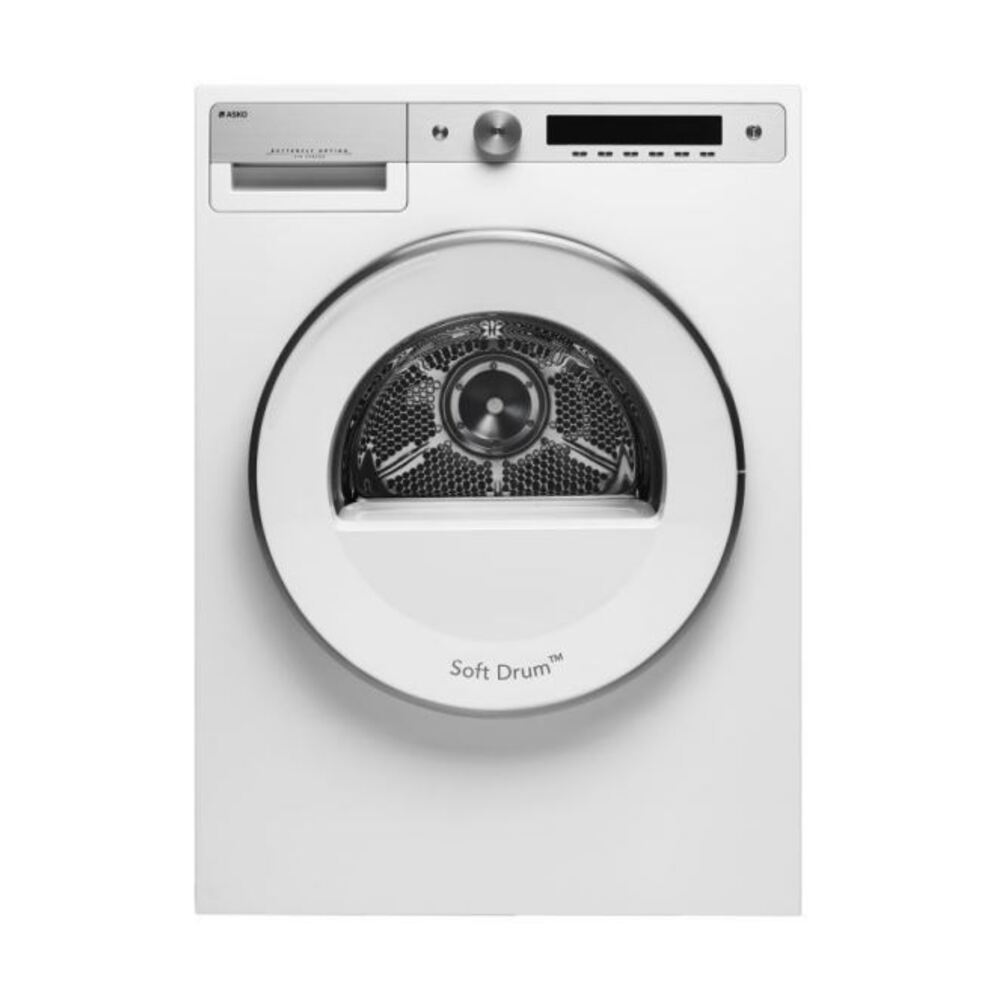 Asko Stacked Laundry Pair with W6124XW 24-inch Front Load Washing 