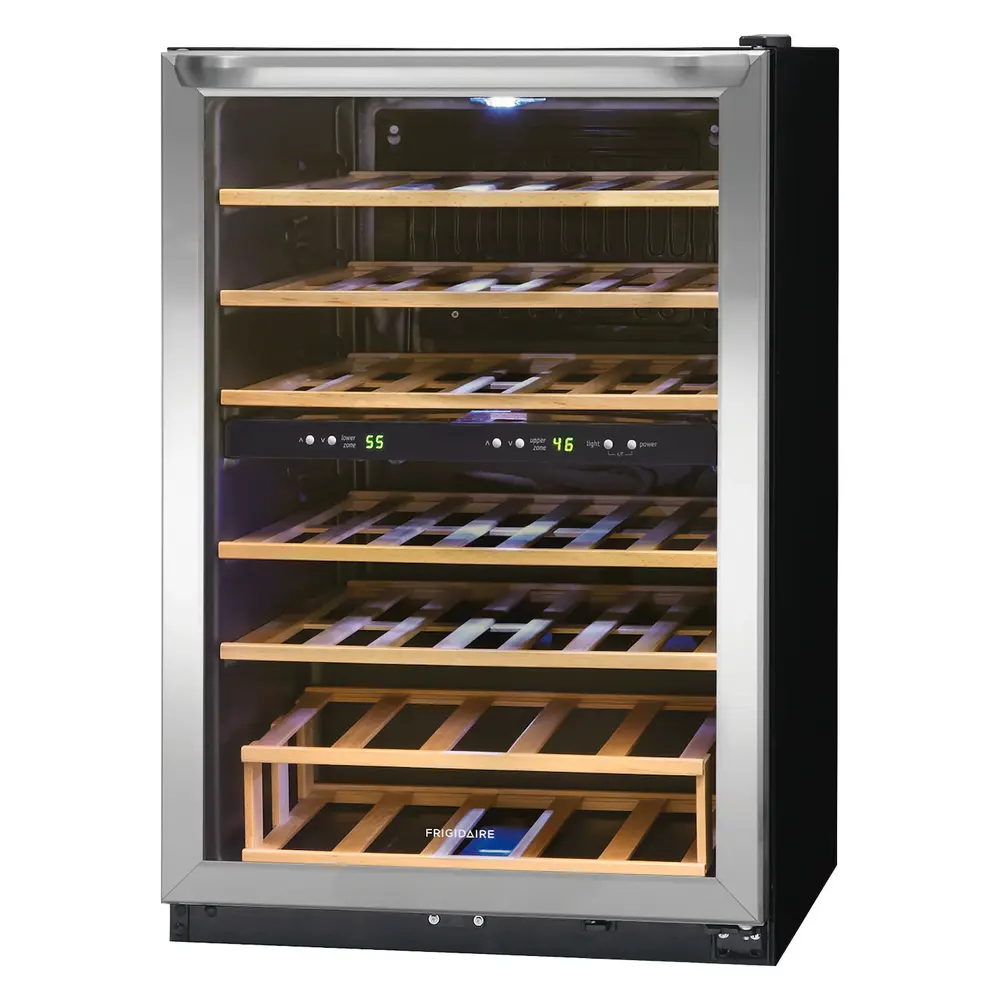 Frigidaire FRWW4543AS 22 inch Dual-Zone Wine Cooler with 45 Bottle