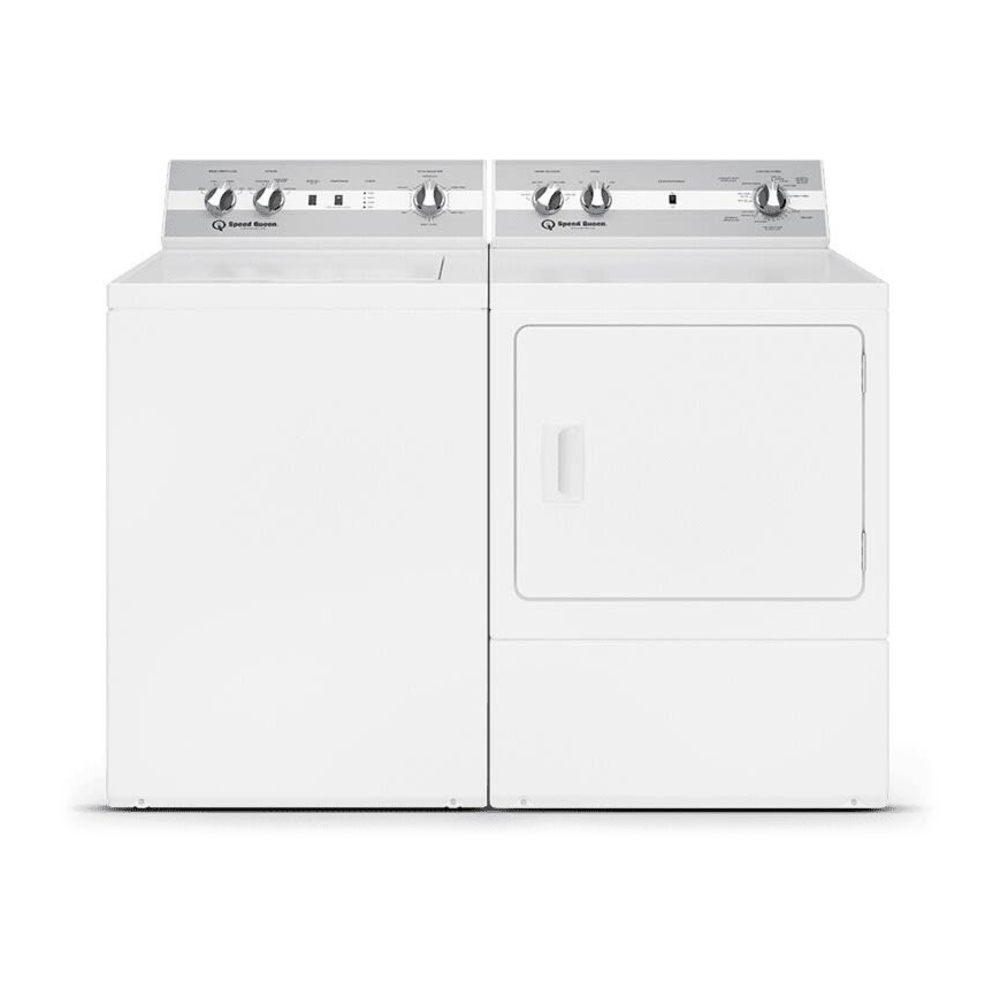 Speed Queen Top load Laundry Pair with TC5003WN 26 inch Top Load