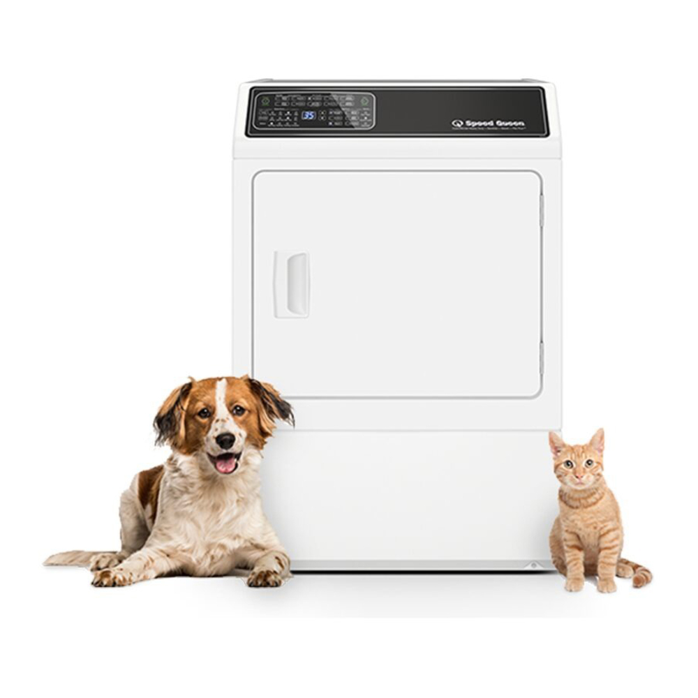 Speed Queen Front Load Laundry Pair with FF7009WN 27-inch Washer