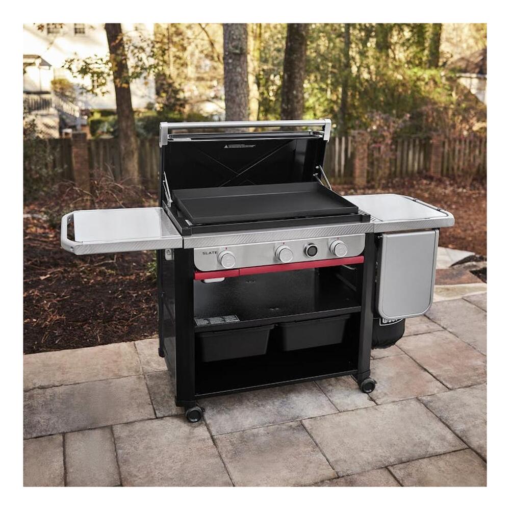Weber 1500013 Slate Freestanding 71 inch Rust-Resistant Griddle