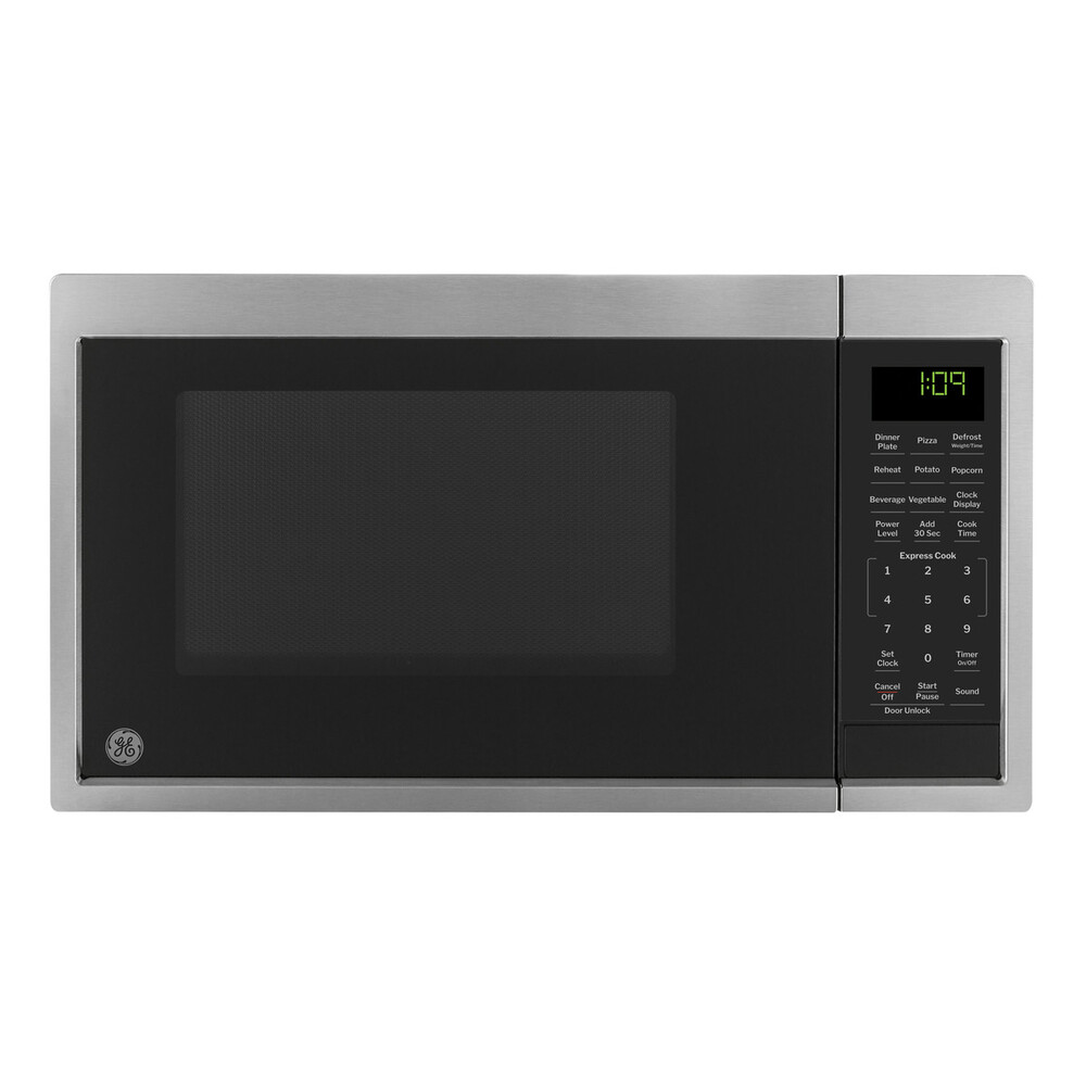 GE GCST09N1WSS 19 Inch Countertop Microwave Oven with 0.9 cu. ft