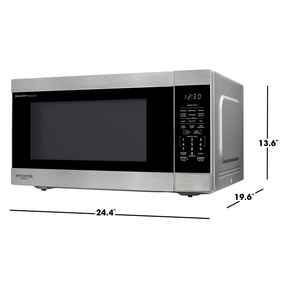 Sharp SMC2266KS 25 inch Countertop Microwave with 2.2 cu. ft