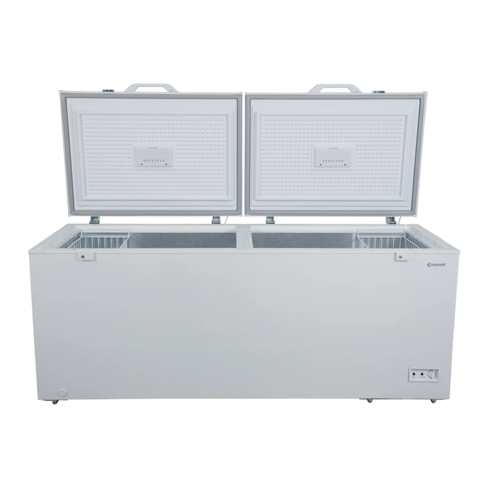 Element ECF21MDCW 80 inch Dual Door Chest Freezer with 21 cu. ft