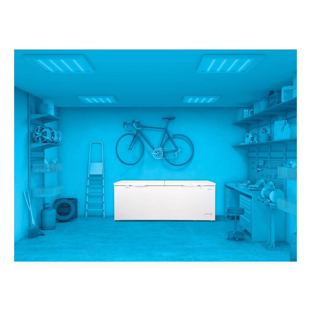 Element ECF21MDCW 80 inch Dual Door Chest Freezer with 21 cu. ft